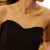 occidental style wind samll Metal bamboo twisted geometry buckle splice necklace brief wind clavicle ch