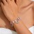 occidental styleins bow pendant bracelet woman  brief imitate Pearlracelet