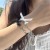 occidental styleins bow pendant bracelet woman  brief imitate Pearlracelet