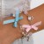 occidental styleins bow pendant bracelet woman  brief imitate Pearlracelet