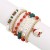 christmas day Word color beads bracelet  christmas gift christmas elements pendant
