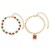 occidental style christmas series enamel pendant bracelet  brief chainins day