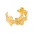 occidental style butterfly flowers opening bangle  brief wind