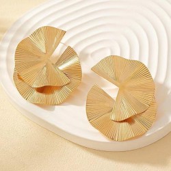 occidental style ear stud geometry retro wind Irregular fashion all-Purpose ea..