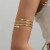 brief fashionO occidental style wind lady personality all-Purpose multilayer geometry circle twining
