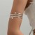 brief fashionO occidental style wind lady personality all-Purpose multilayer geometry circle twining