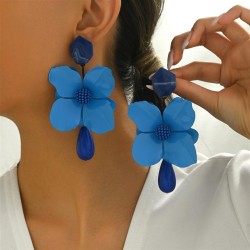 personality occidental style wind lady flowers earrings fashion samll flowers ..