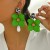 personality occidental style wind lady flowers earrings fashion samll flowers resin ear stud all-Purpose Earr