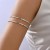  occidental style wind lady all-Purpose opening bangle Irregular long style