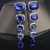   occidental style exaggerating crystal gem earrings diamond long earring woman fashion temperament all-Purpose