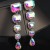   occidental style exaggerating crystal gem earrings diamond long earring woman fashion temperament all-Purpose