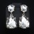   occidental style crystal gem Alloy earrings big drop earring exaggerating fashion woman
