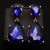   occidental style crystal gem Alloy earrings big drop earring exaggerating fashion woman