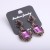  occidental style fashion  palace retro temperament square crystal gem earrings earring exaggerating
