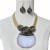 crystal pendant necklace exaggerating Africa banquet necklace earrings setnecklace