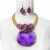 crystal pendant necklace exaggerating Africa banquet necklace earrings setnecklace