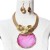 crystal pendant necklace exaggerating Africa banquet necklace earrings setnecklace