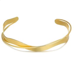 occidental style brief Metal Collar geometry ModelingO circle all-Purpose
