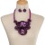 Europe handmade weave gem pendant wind high lady exaggeratingecklace