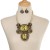 Europe handmade weave gem pendant wind high lady exaggeratingecklace