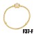 occidental style love Five-pointed star bracelet fitting woman bronze gold plated snake chainbrh