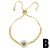 occidental style Bohemia blue eyes bracelet woman gilded embed zirconbrj