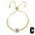 occidental style Bohemia blue eyes bracelet woman gilded embed zirconbrj
