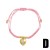occidental style weave rope bracelet woman gilded love pendantbrg