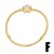  love cross pendant bracelet woman gold platedbrf