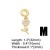  love cross pendant bracelet woman gold platedbrf