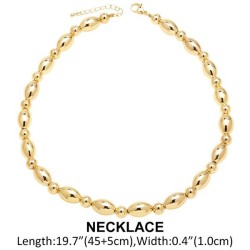 occidental style surface love beads bracelet woman all-Purpose gilded Pearl ne..