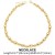 occidental style surface love beads bracelet woman all-Purpose gilded Pearl necklacenky