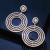 occidental style lady earrings circle crystal temperament all-Purpose Earring earringerm