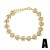  four clover bracelet woman gilded zircon love Peach heart Moonbrk