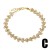  four clover bracelet woman gilded zircon love Peach heart Moonbrk