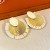 occidental style Bohemia fashion wind exaggerating earrings personality Stripe Alloy sector Earring