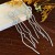  long style chain zircon tassel bow earrings samll exaggerating ear stud high all-Purpose Earring
