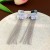 occidental style wind tassel zircon flowers earrings exaggerating long style earring personality 