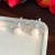 zircon snowflake Pearl ear stud samll silver earrings high temperament Earring