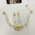 occidental style high Metal Pearl splice necklace Double row Ladies wind clavicle chain