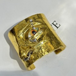  samll high three-dimensional eyes bangle personality width