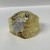 occidental style retro samll flash diamond lion head pattern width bangle temperament opening