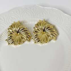 occidental style samll exaggerating personality brief Metal geometry daisy ear..