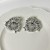 occidental style samll exaggerating personality brief Metal geometry daisy earrings wind high temperament ear s