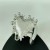 occidental style retro samll pattern big love surface width bangle high