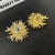 occidental style exaggerating personality flash diamond eyes earrings retro opening ring brooch ear stud set