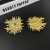 occidental style exaggerating personality flash diamond eyes earrings retro opening ring brooch ear stud set