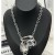 occidental style exaggerating half surface pendant necklace chain personality clavicle chain
