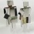 occidental style samll Metal square multilayer sequin tassel earrings temperament personality all-Purpose banquet