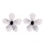 exaggerating flowers resin temperament lady earrings occidental style personality wind Acetate sheet flowers 